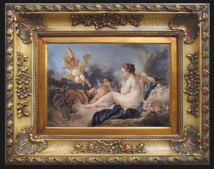 framed  Francois Boucher The Muse Euterpe, Ta044-3